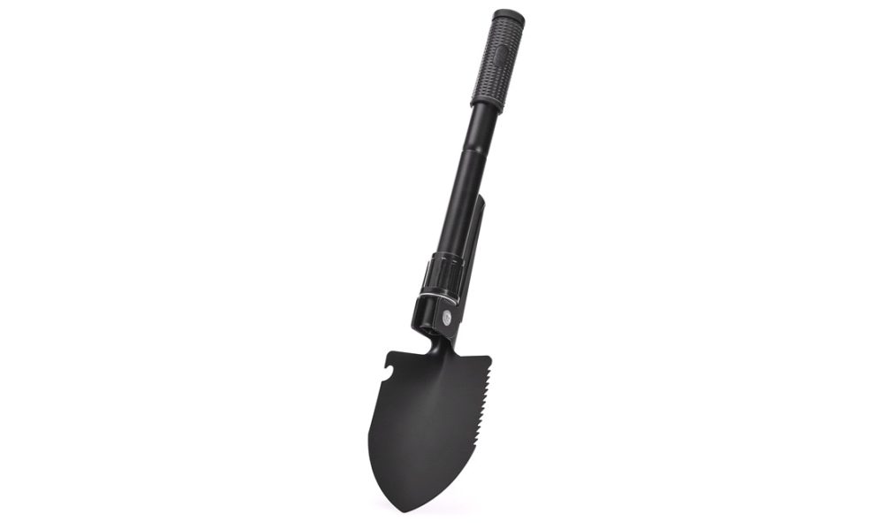Mini fältspade med hacka & kompass 30cm